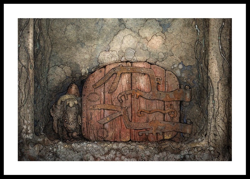 The Mountain Gate By John Bauer-0