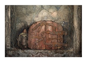 The Mountain Gate By John Bauer-1