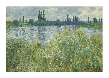 Poster Banks of the Seine By Claude Monet