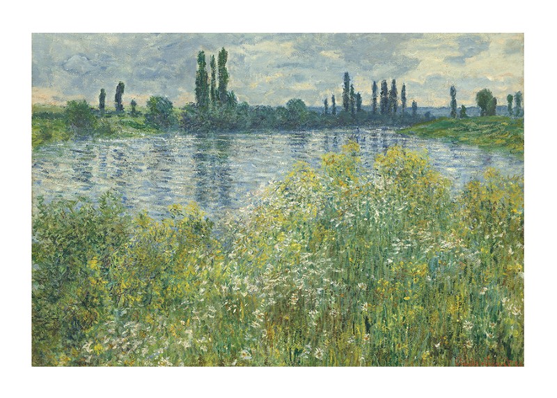 Banks of the Seine By Claude Monet-1