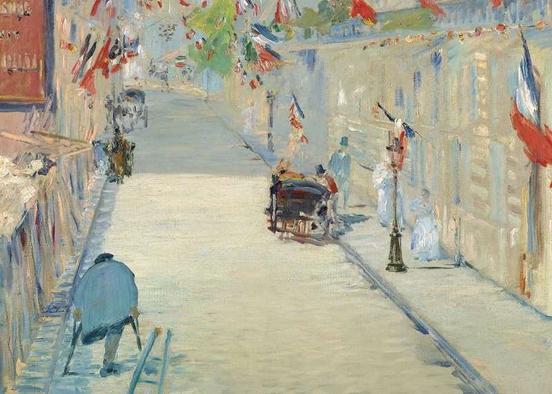 The Rue Mosnier With Flags By Édouard Manet-3