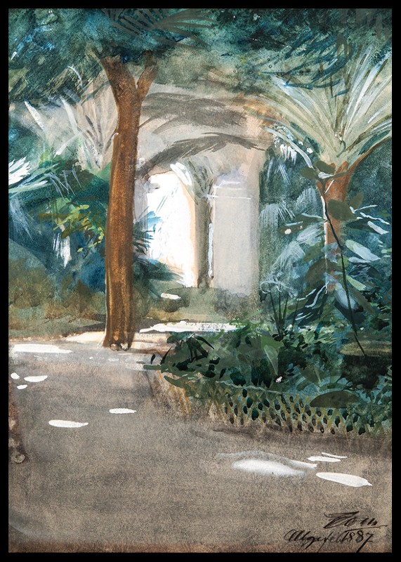 Garden in Algiers By Anders Zorn-2