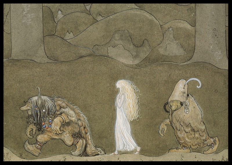 The Princess And The Troll By John Bauer-2
