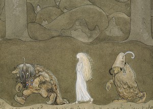 The Princess And The Troll By John Bauer-3