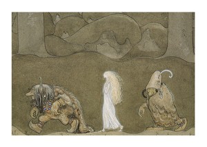 The Princess And The Troll By John Bauer-1