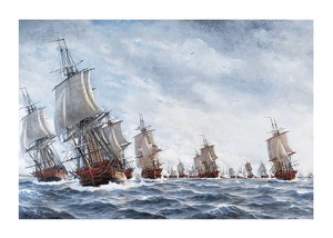 Naval Battle By Jacob Hagg-1