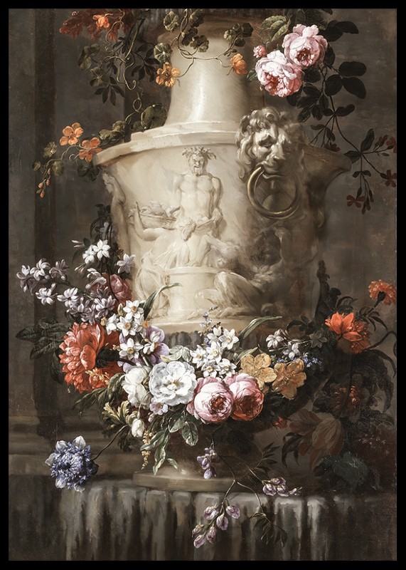 A Garland of Flowers By Jean-Baptiste Monnoyer-2