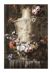 A Garland of Flowers By Jean-Baptiste Monnoyer-1
