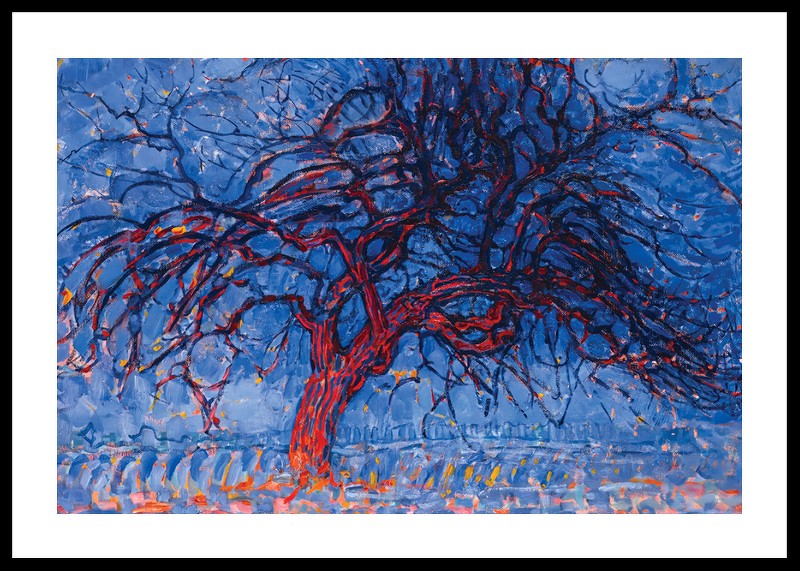 The Red Tree By Piet Mondrian-0