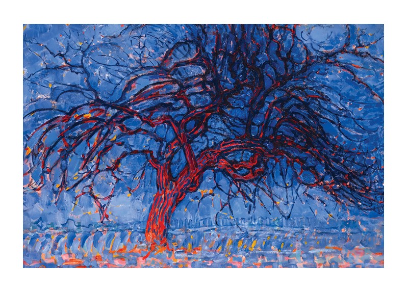 The Red Tree By Piet Mondrian-1