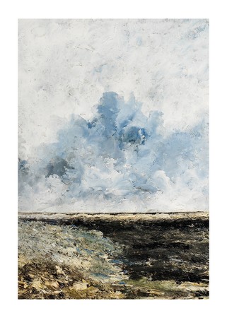 Poster Seascape By August Strindberg