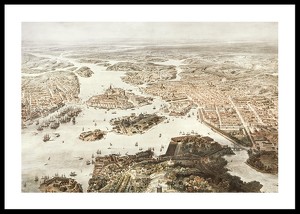 Fogelvue Over Stockholm 1860-0