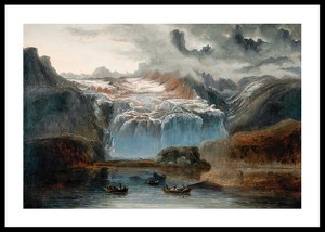 The Glacier By Peder Balke-0