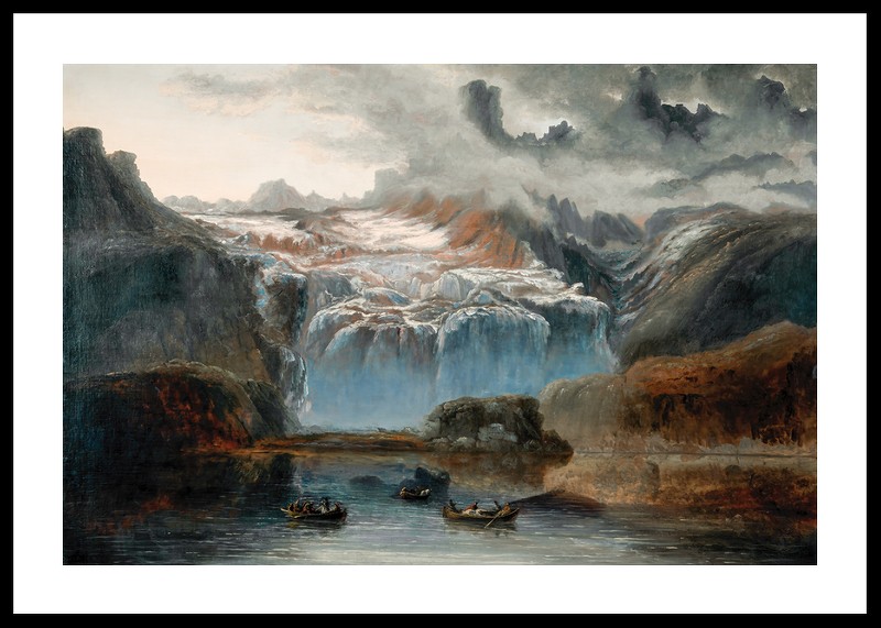 The Glacier By Peder Balke-0