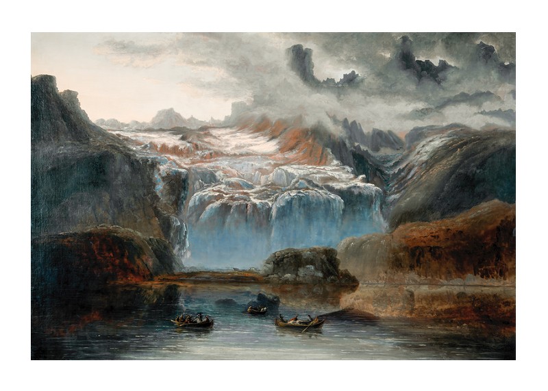 The Glacier By Peder Balke-1