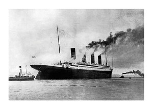 Titanic Leaving Southampton-1
