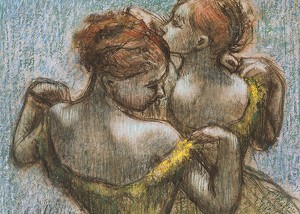 Two Dancers Half-length By Edgar Degas-3