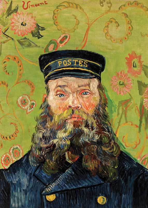 The Postman By Vincent van Gogh-3