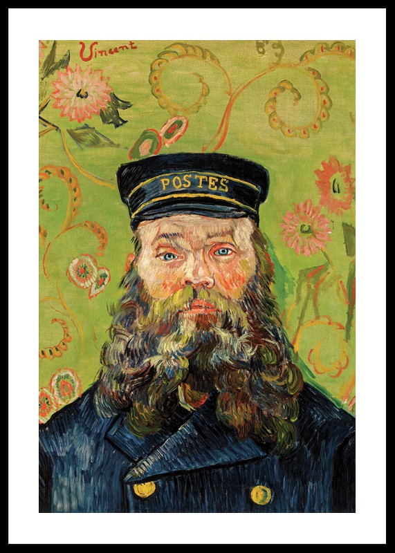 The Postman By Vincent van Gogh-0