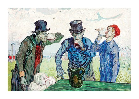 Poster The Drinkers By Vincent van Gogh