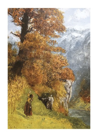 Poster Autumn By Gustave Courbet