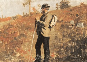 Man With A Knapsack By Winslow Homer-3