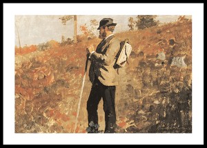 Man With A Knapsack By Winslow Homer-0