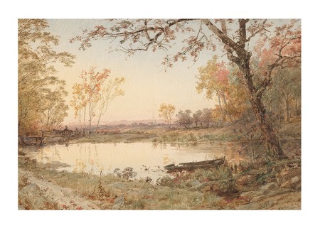 Poster Hastings On Hudson By Jasper F Cropsey