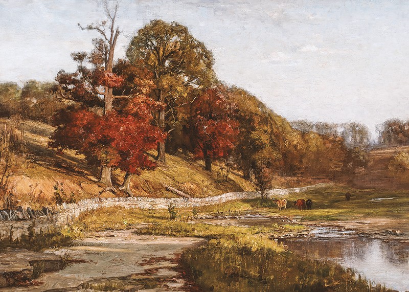 Oaks of Vernon By Theodore Clement Steele-3