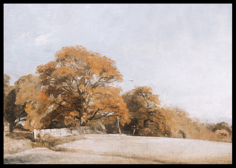 An Autumnal Landscape At East Bergholt By John Constable-2