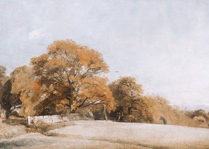 An Autumnal Landscape At East Bergholt By John Constable-3