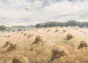 Maryland Wheat Fields By William Henry Holmes-3