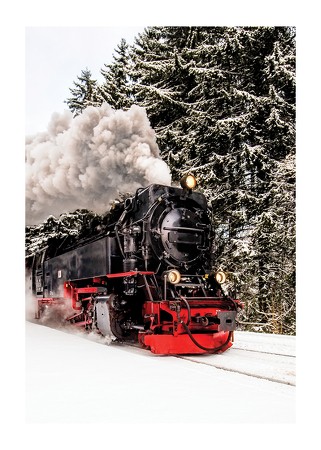 Poster Winter Train