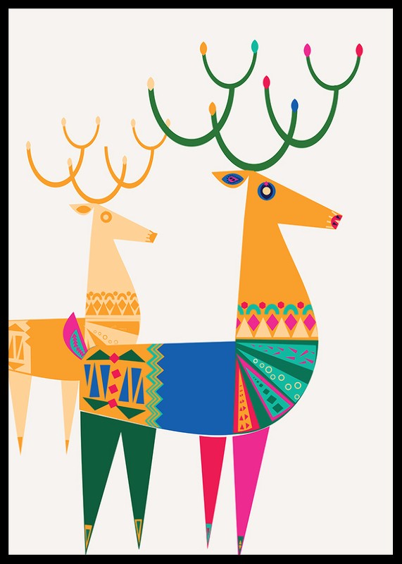 Christmas Deers-2