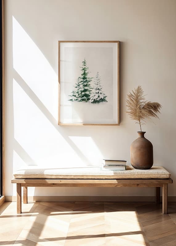 Watercolor Evergreen Trees-4