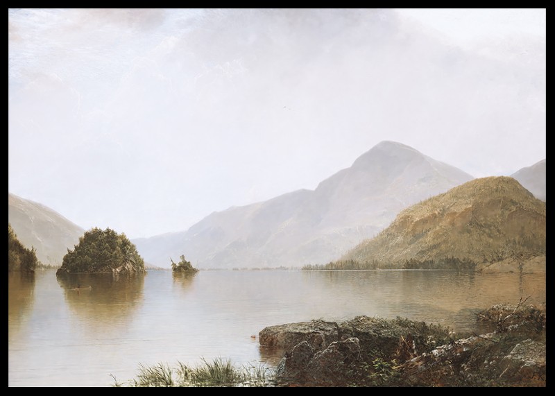 Lake George By John Frederick Kensett-2