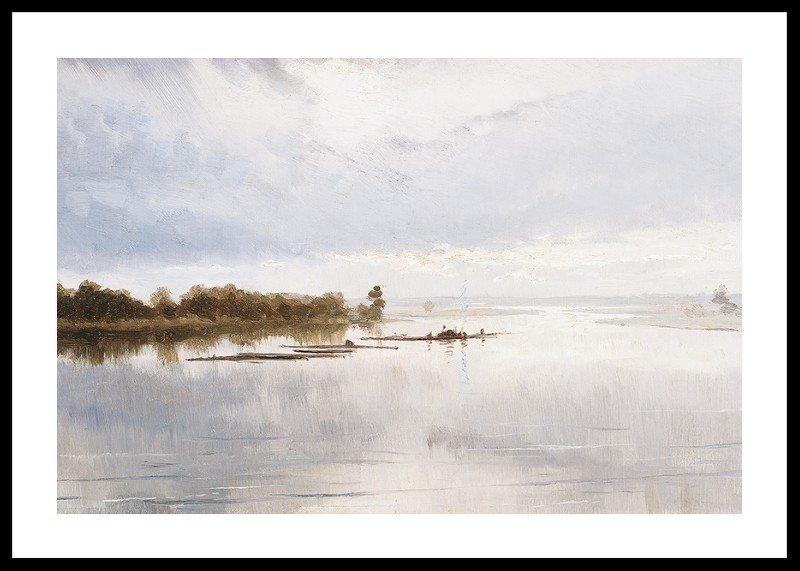 River Landscape By Ferdynand Ruszczyc-0
