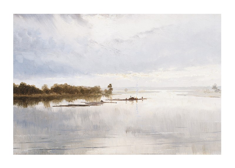 River Landscape By Ferdynand Ruszczyc-1