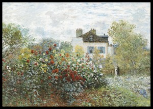 The Artists Garden In Argenteuil By Claude Monet-2