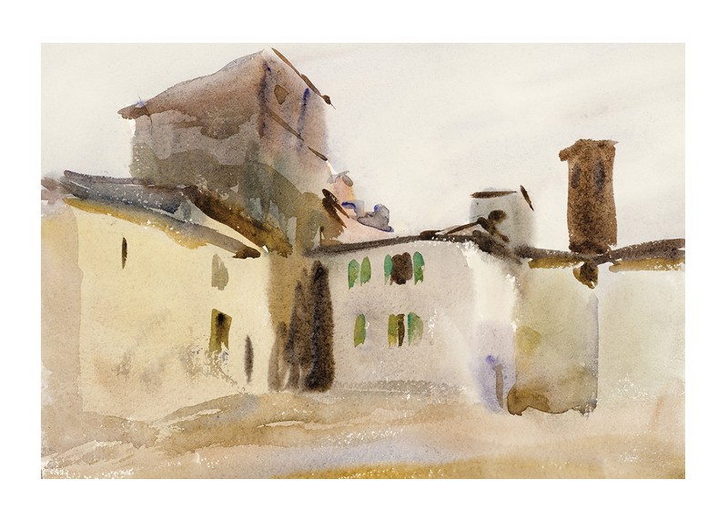 Borgo San Lorenzo By John Singer Sargent-1