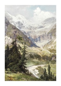Sommer Im Gebirge By Konrad Petrides-1