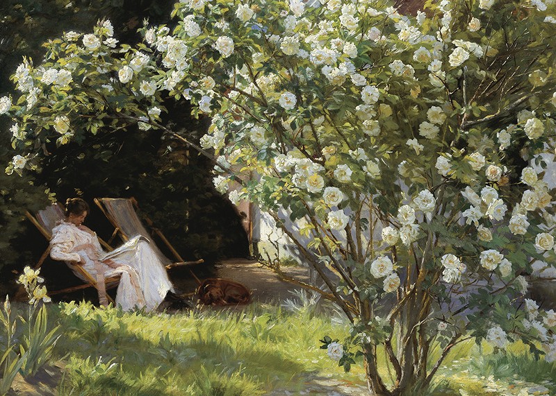 Marie Krøyer Seated By P.S. Krøyer-3