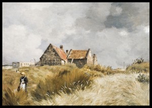 Cottage In The Dunes By Jean-Charles Cazin-2