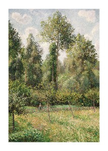 Poplars Éragny By Camille Pissarro-1