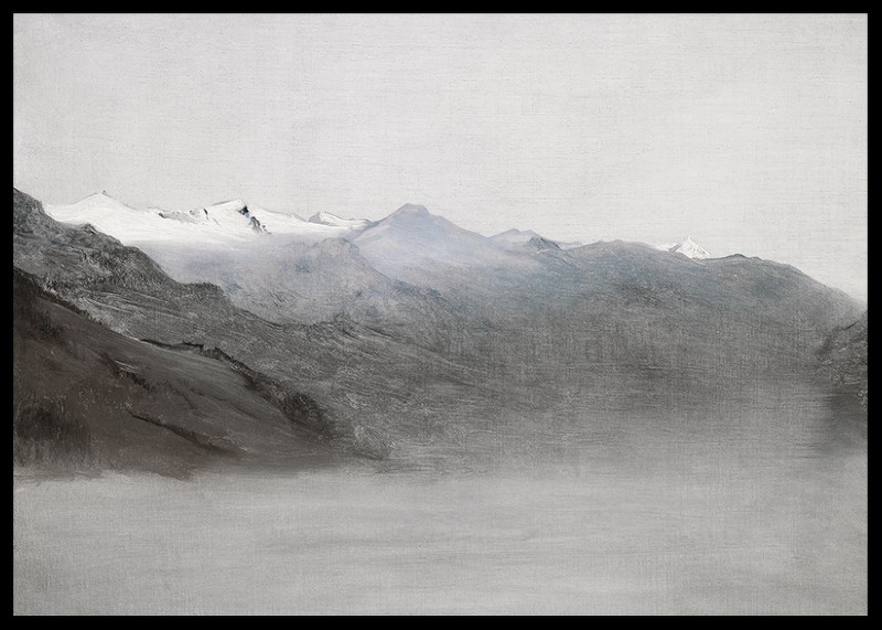 Das Gasteinertal Im Nebel By Anton Romako-2