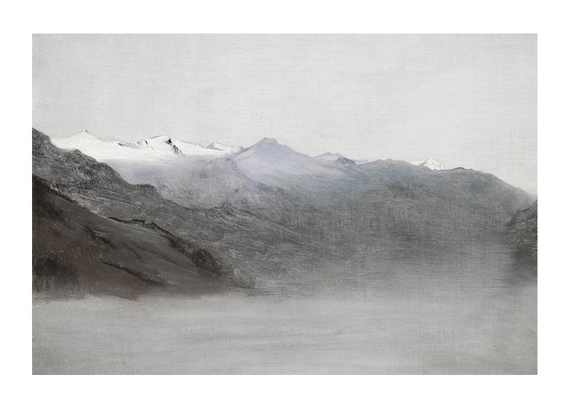 Das Gasteinertal Im Nebel By Anton Romako-1