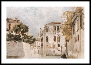 Vue De Venise By Arnold Scheffer-0