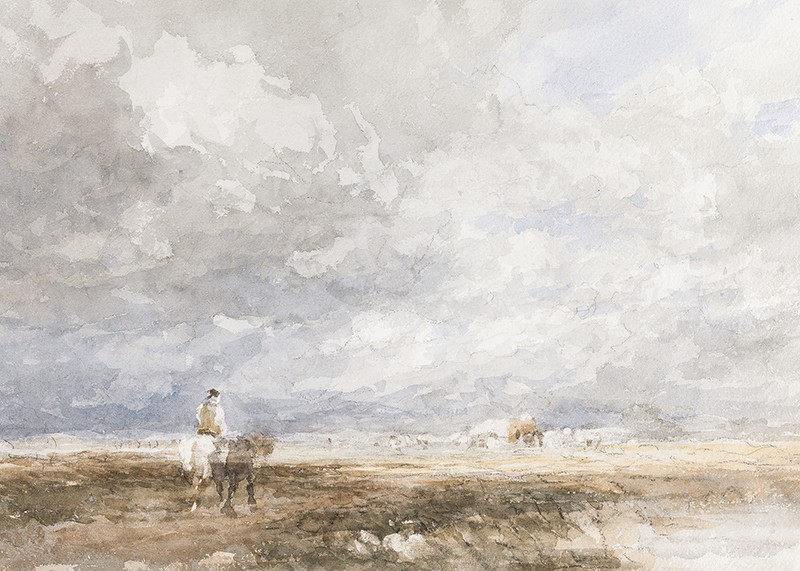 Going To The Hayfield By David Cox-3