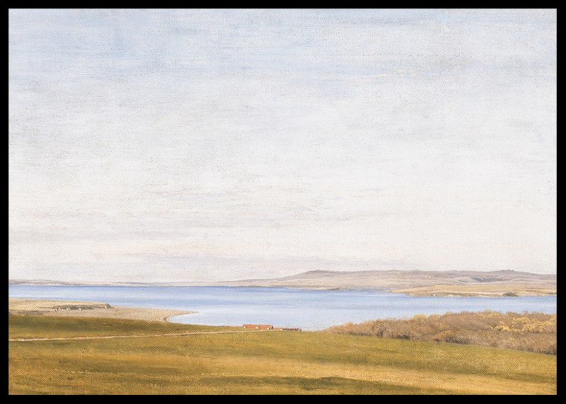 Fjord Landscape With Farmhouse By P. C. Skovgaard-2