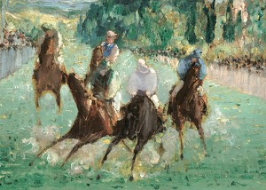At The Races By Édouard Manet-3